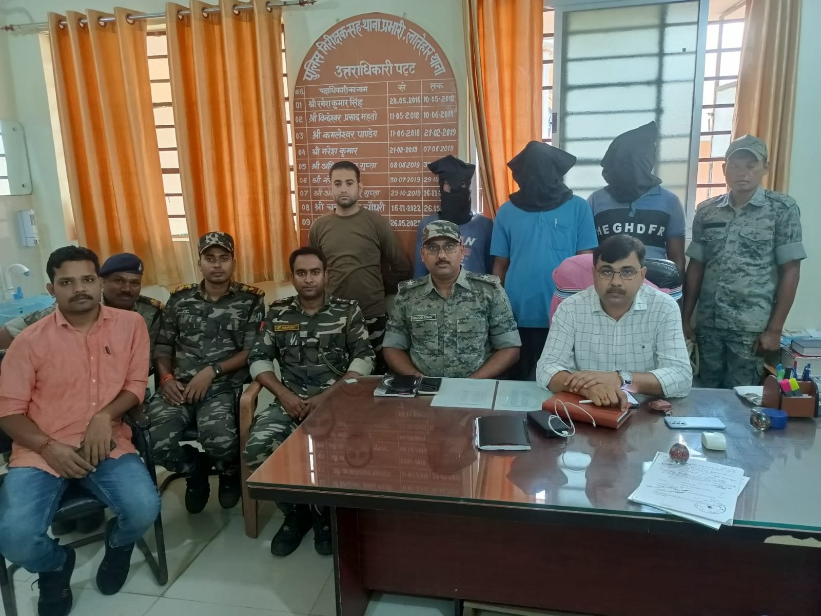 पुलिस ने तीन वारंटियों को किया गिरफ्तार भेजा जेल. पुलिस ने तीन वारंटियों को किया गिरफ्तार भेजा जेल.