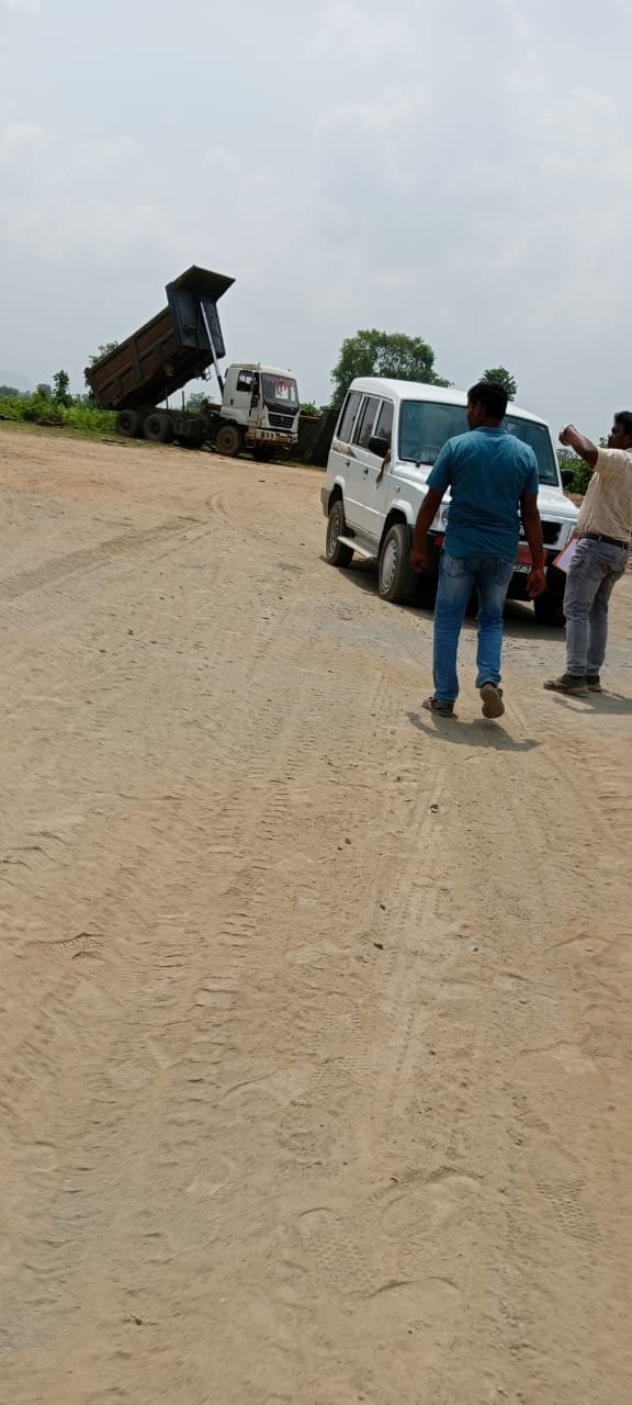 ग्रामीणों की शिकायत पर पत्थर क्रेशर को डीएमओ ने की जांच,