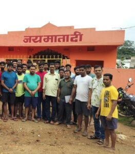 आदर दुर्गा पूजा समिति के अध्यक्ष बने बादल राम.