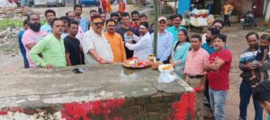 दुर्गत्सव : कोकर दुर्गा पूजा समिति का भूमि पूजन संपन्न.