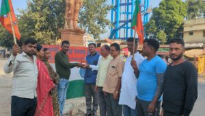 मेरी माटी मेरा देश के तहत घाघरा प्रखंड से मिट्टी संग्रह कर,अमृत वाटिका दिल्ली भेजा जाएगा।