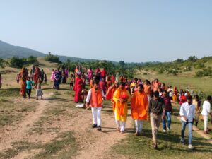 कलश यात्रा के साथ दुर्गा पूजा महोत्सव का शुभारंभ