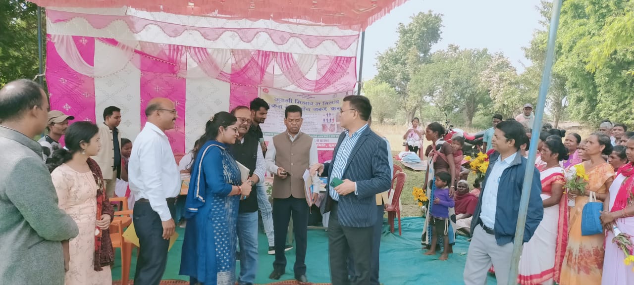 सिकल सेल के तहत एनीमिया जांच शिविर का आयोजन।