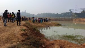राँची :जगन्नाथपुर थाना क्षेत्र में तालाब से एक युवक का शव बरामद।