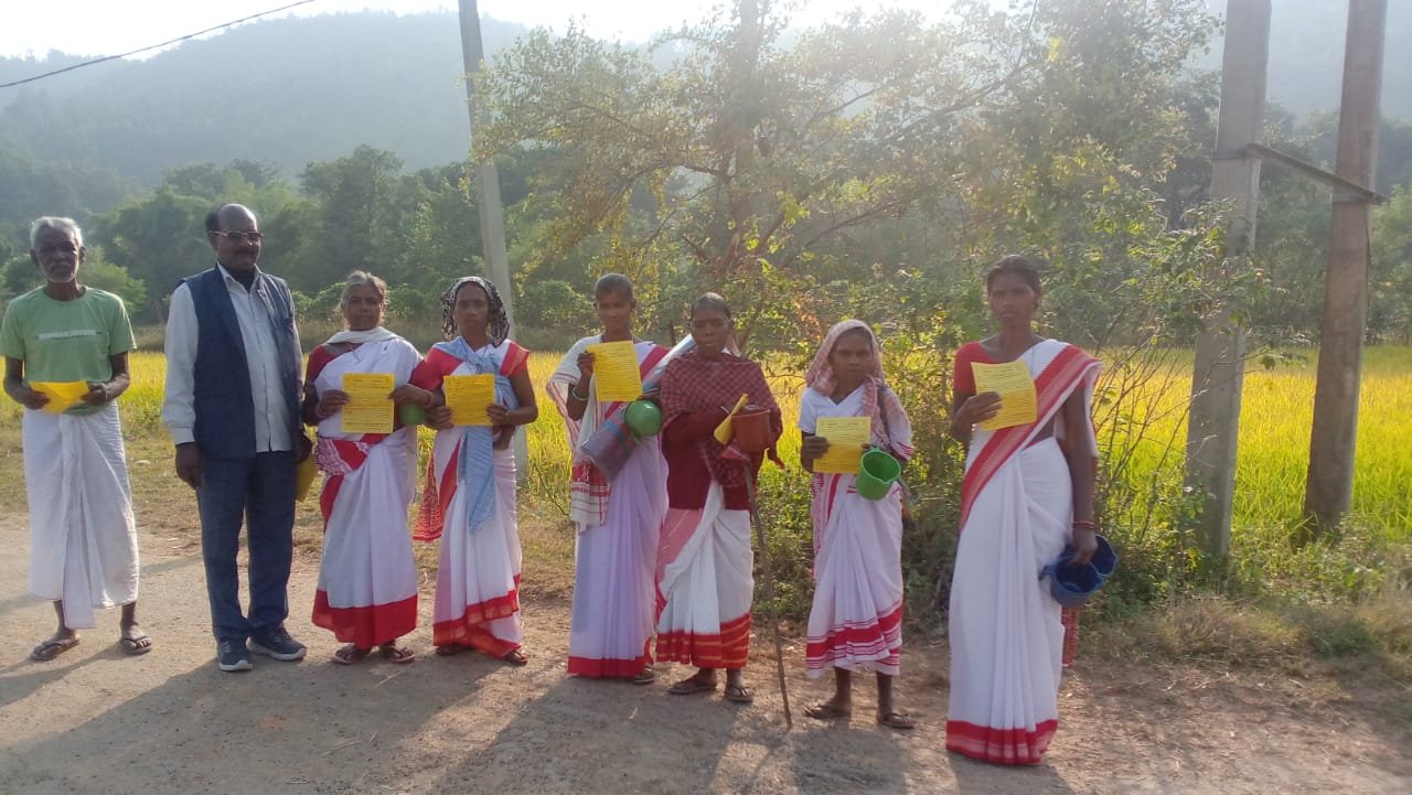 हंदू ने जनयात्रा तैयारी को लेकर कई गांव का किया गया दौरा। हंदू ने जनयात्रा तैयारी को लेकर कई गांव का किया गया दौरा।