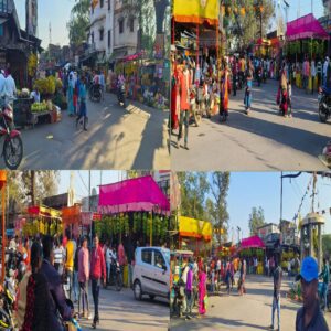 महापर्व छठ की शुरुआत खरना से आज,चौक की भीड़ बढ़ी,पुलिस मौजूदसिमरिया चौक फलों और पूजा सामग्री से सज धज कर तैयार,खरीदार का है इंतजार।