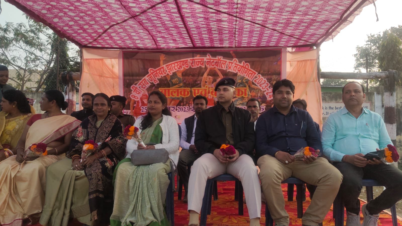 घाघरा में राज्य स्तरीय सब जूनियर नेटबॉल प्रतियोगिता का आयोजन हुआ।