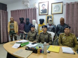साइबर क्राइम के विरुद्ध गोड्डा पुलिस की बड़ी कार्यवाही,छः साइबर अपराधी गिरफ्तार