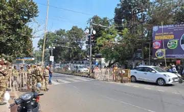 Jharkhand:राजधानी रांची में बढ़ा दी गई सुरक्षा व्यवस्था Jharkhand:राजधानी रांची में बढ़ा दी गई सुरक्षा व्यवस्था