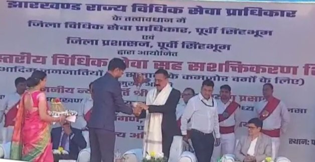 राज्य स्तरीय विधिक सेवा सह सशक्तिकरण शिविर का किया गया उद्घाटन