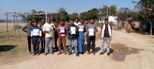 स्वतंत्रता सेनानी तेलंगा खड़िया के जयंती कार्यक्रम की तैयारी को लेकर जनसंपर्क अभियान
