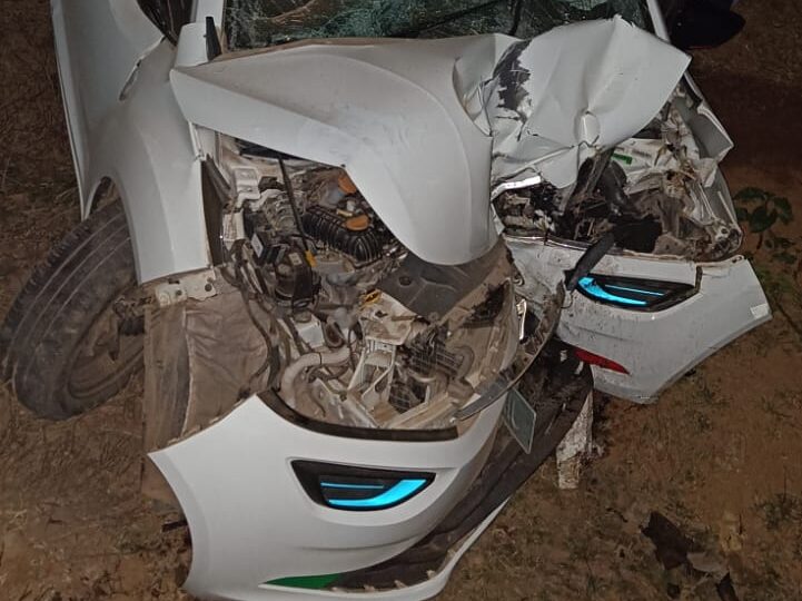 उर्स मेला देखने जा रहे सात युवक दुर्घटना में हुए घायल:सभी गुमला के है, चारपहिया में में थे सवार