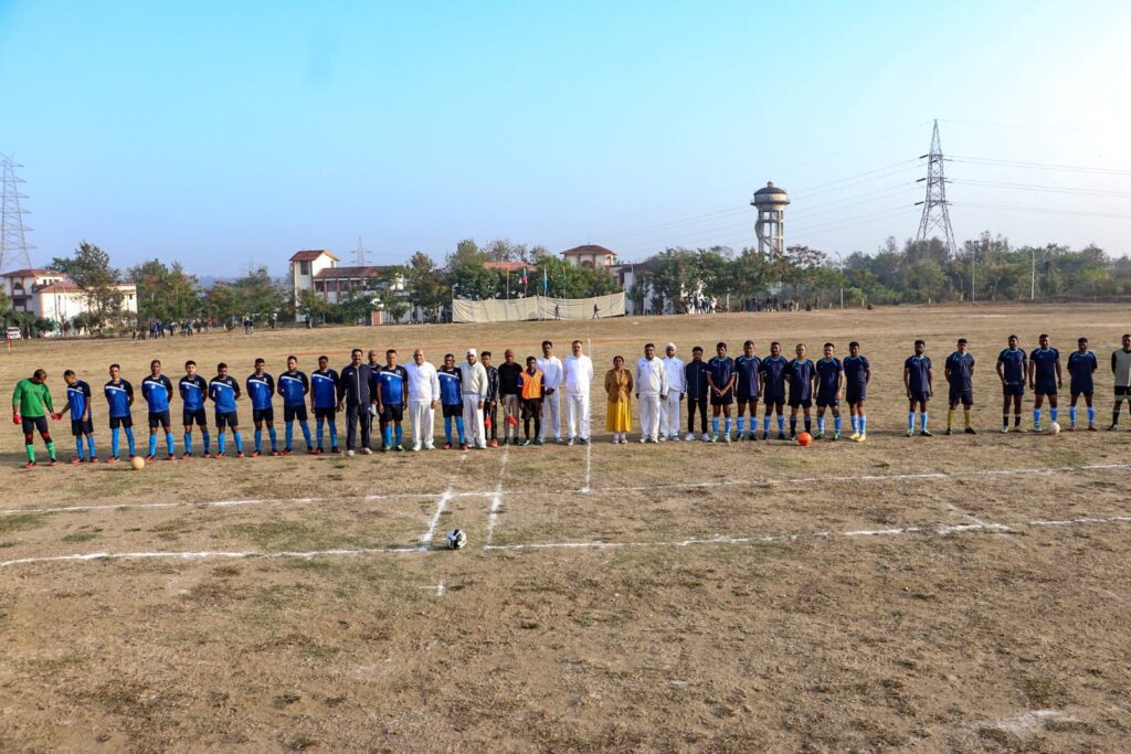 11वीं वाहिनी,सीआरपीएफ के द्वारा परिचालनिक रेंज स्तरीय अंतर वाहिनी फुटबॉल प्रतियोगिता काआयोजन