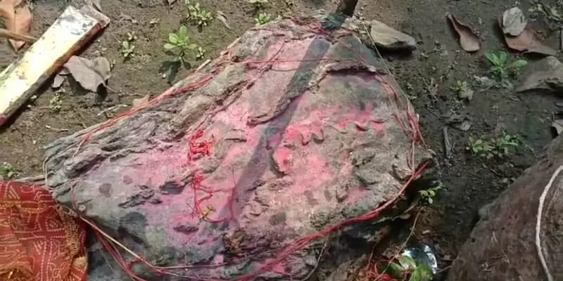 चट्टानों पर मिला सांपों की आकृतिनुमा,बना आस्था का केंद्र चट्टानों पर मिला सांपों की आकृतिनुमा,बना आस्था का केंद्र