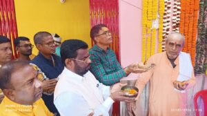 धार्मिक अनुष्ठानों से क्षेत्र में सुख व समृद्धि आती है:विधायक बैद्यनाथ राम