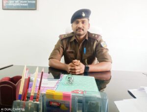 14 वें बिशुनपुरा थाना प्रभारी के रूप में राहुल सिंह ने संभाला कार्यभार, कहा:क्षेत्र को अपराध मुक्त कराना हमारी पहली प्रथमिकता।
