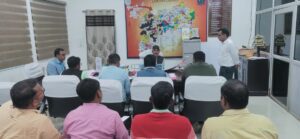 उप विकास आयुक्त ने की वाहन कोषांग की समीक्षात्मक बैठक