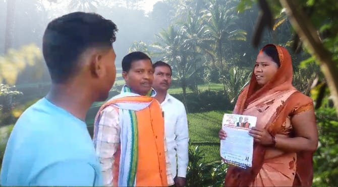 पत्र वितरण अभियान में लोगों ने दिखाया एकता का परिचय