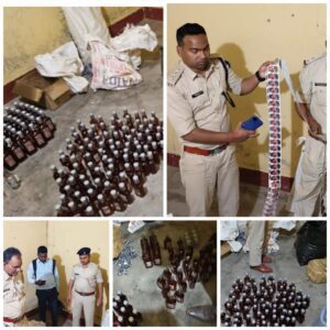 सुखदेव नगर थाना क्षेत्र में मिनी शराब फैक्ट्री का उद्भेदन