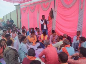भाजपाइयों ने किया एक दिवसीय धरना प्रदर्शन|
