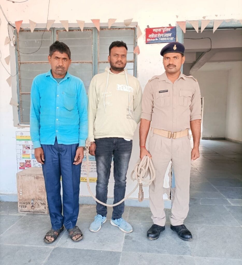 बिशुनपुरा:पुलिस ने दो वारंटियों को गिरफ्तार कर भेजा जेल