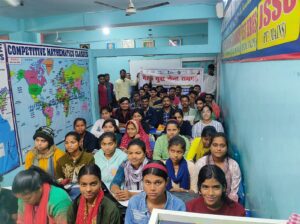 नेहरु युवा केंद्र रामगढ़ के द्वारा चलाया गया मतदाता जागरूकता अभियान