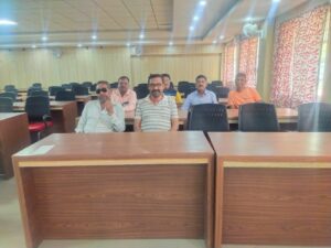 नावा बाजार में भाजपा कार्यकर्ताओं ने बीडी राम को जीत के लिए किया बैठक