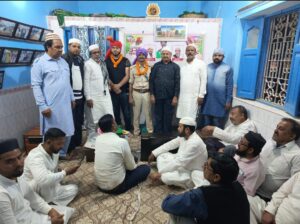 ईद एक्सपो निर्माणाधीन परिसर का निरक्षण करने पहुंचे डोरंडा थाना प्रभारी