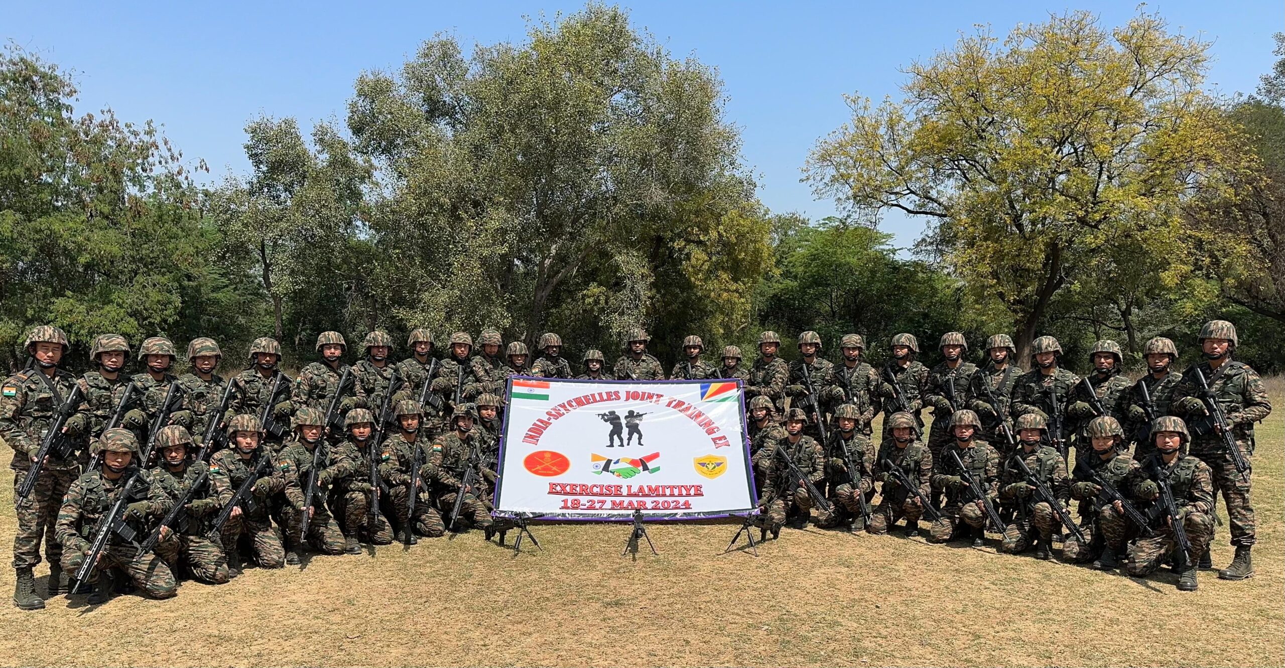 भारतीय सेना की टुकड़ी संयुक्त सैन्य अभ्यास “अभ्यास लमितिये-2024” में भाग लेने के लिए के लिए सेशेल्स रवाना हुई