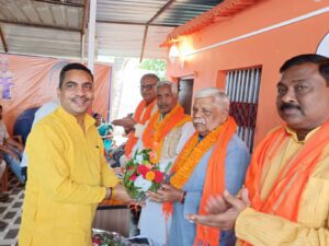 भाजपा कार्यकर्त्ताओ ने बी.डी. राम कों तीसरी बार सांसद बनाने का लिया संकल्प-भानु