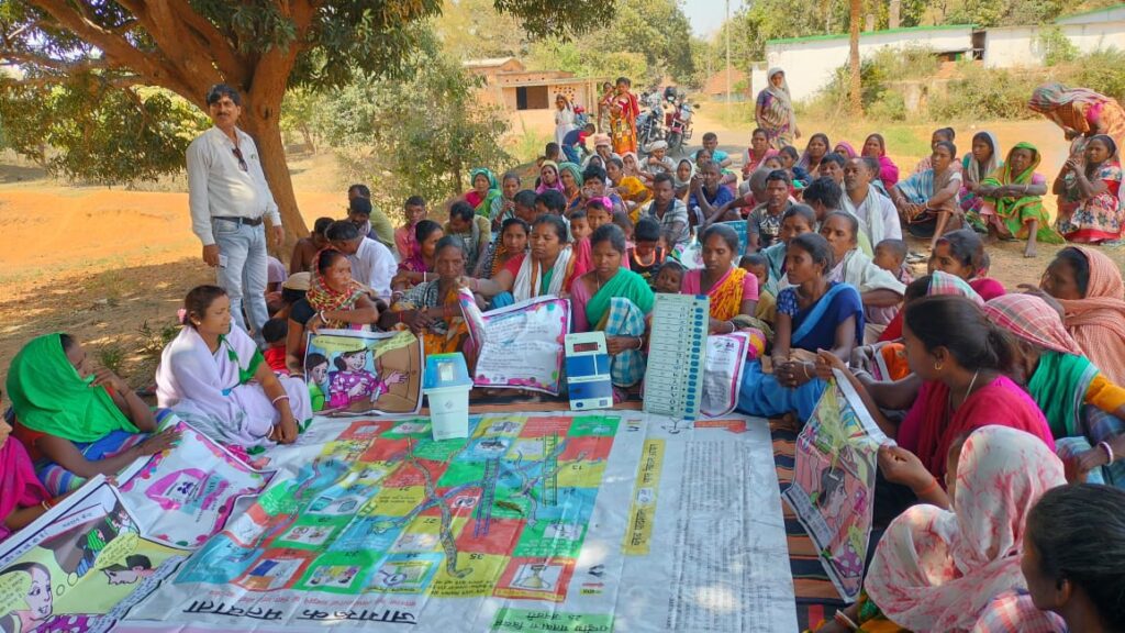 स्वीप कार्यक्रम के तहत मतदान केंद्र संख्या 51, उत्क्रमित मध्य विद्यालय में जागरूकता कार्यक्रम का किया गया आयोजन स्वीप कार्यक्रम के तहत मतदान केंद्र संख्या 51, उत्क्रमित मध्य विद्यालय में जागरूकता कार्यक्रम का किया गया आयोजन
