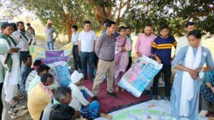 स्वीप कार्यक्रम के तहत मतदान केंद्र संख्या 51, उत्क्रमित मध्य विद्यालय में जागरूकता कार्यक्रम का किया गया आयोजन