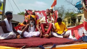 हिंदू नव वर्ष पर निकाली गई भव्य शोभायात्रा