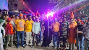 रामनवमी पर्व को लेकर राम भक्तों के द्वारा उमड़ा जन सैलाब