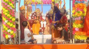 रामनवमी के अवसर पर निकाली गई भव्य जुलूस, रामभक्तो ने अस्त्र शस्त्र से दिखाया करतब