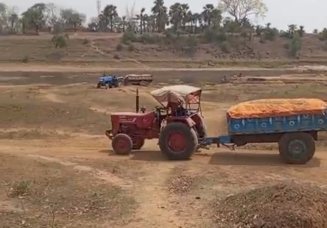 खबर प्रकाशन के बावजूद नहीं थम रहा बालु का अवैध खनन