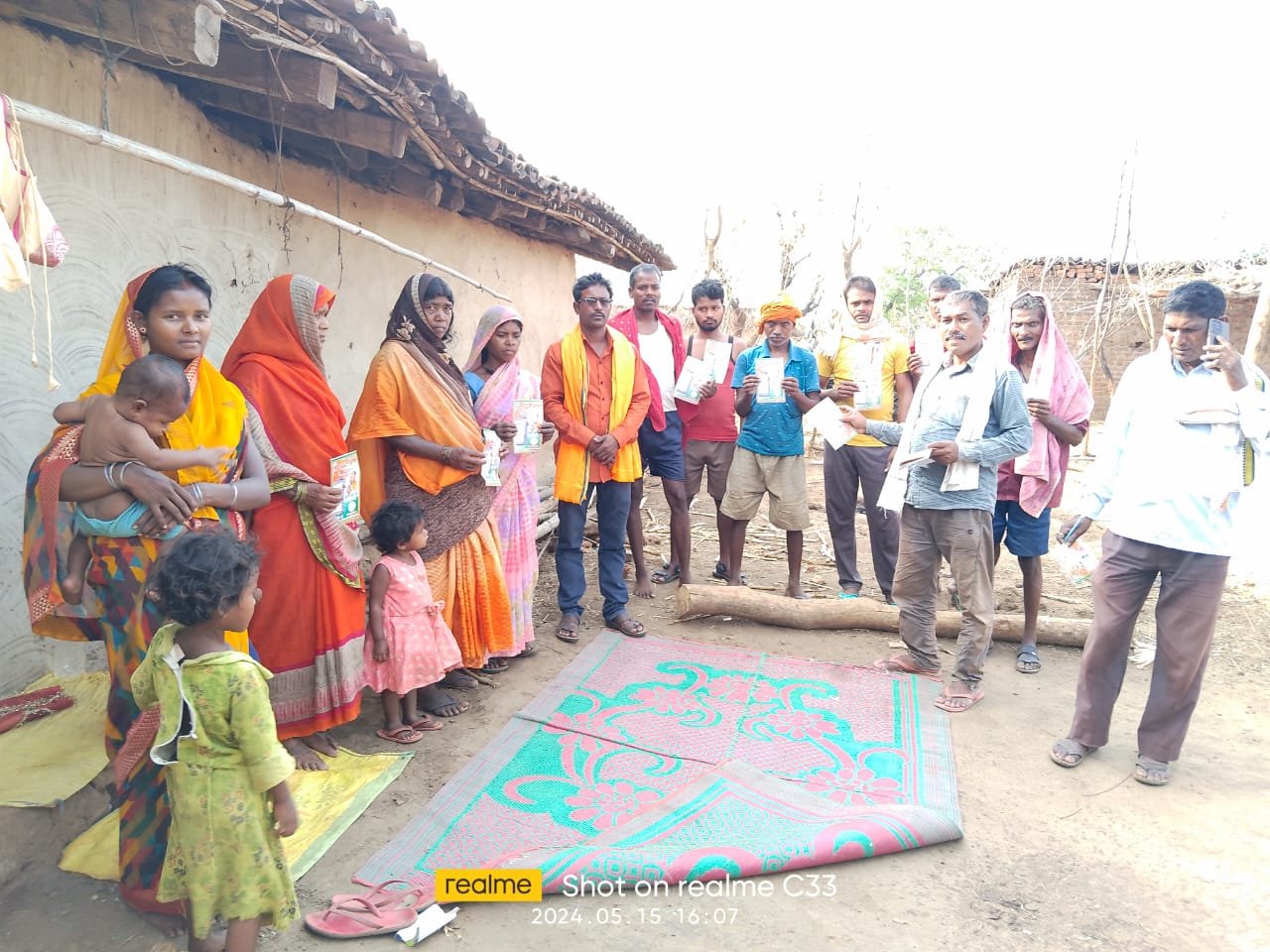 भाजपा सांसद प्रतिनिधि के द्वारा चलाया गया जनसंपर्क अभियान