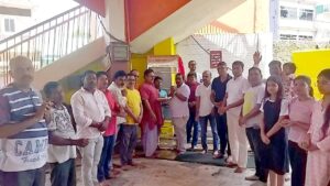 वैष्णव दुर्गा मंदिर में स्थायी शीतल प्याउ का उदघाटन