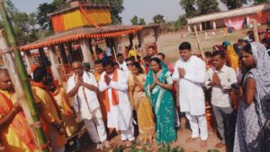 लोहड़ी पोखरी में नव दिवसीय रामचरितमानस यज्ञ का डॉ शशि भूषण मेहता ने किया शुभ आरंभ