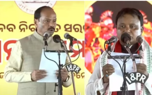 मोहन माझी ने ली ओडिशा के मुख्यमंत्री पद की शपथ,पीएम मोदी-शाह समेत कई भाजपा नेता रहे मौजूद