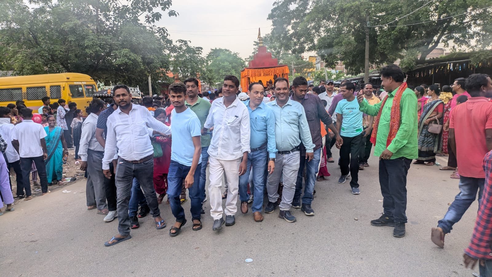 चाँदनी चौक स्थित जगन्नाथ मंदिर पर उमड़ा आस्था का जनसैलाब निकाली गई रथ यात्रा