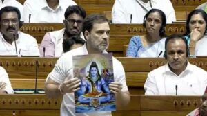 संसद में भगवान शिव और हिंदुओं पर क्या बोल गए:राहुल गांधी,मचा हंगामा