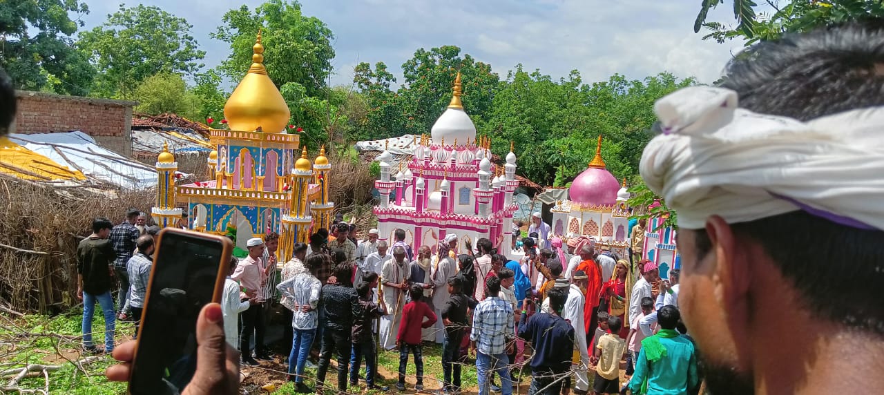 मोहर्रम का त्यौहार शांति पूर्ण तरीके से हुआ संपन्न