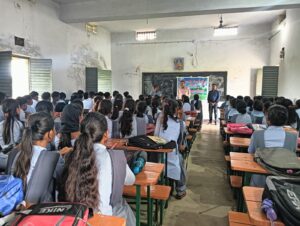 अखिल भारतीय विद्यार्थी परिषद के द्वारा चलाया गया महा सदस्यता अभियान,गांधी इंटर कॉलेज से हुआ शुभारंभ