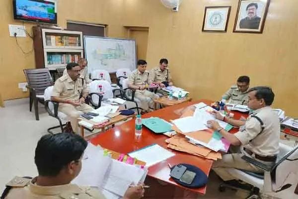 उत्तरी छोटानागपुर प्रमंडल के डीआईजी ने पाँच जिलों के एसपी के साथ की बैठक