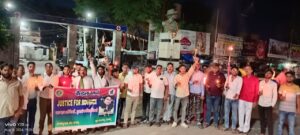 बंगाल के मोमिता देवनाथन मेडिकल छात्रा के साथ बलात्कार और हत्या के खिलाफ़ आजसू छात्र संघ ने कैंडल मार्च किया