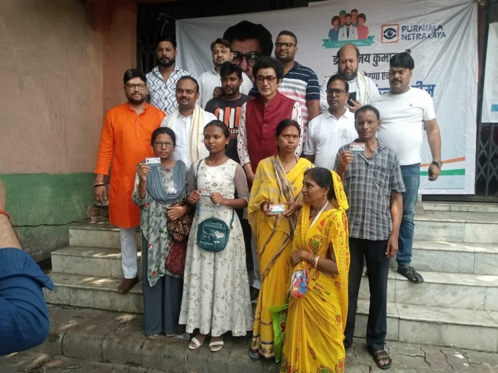 इस्ट प्लांट बस्ती में निःशुल्क स्वास्थ्य जांच शिविर आयोजित