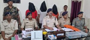 पुलिस ने जेजे एमपी के तीन उग्रवादियों को जेल भेजा,सतबरवा पुलिस को मिली बड़ी सफलता