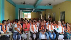 बिशनपुर विधानसभा में इस बार कमल का फूल खिलेगा:सांसद संतोष पांडे