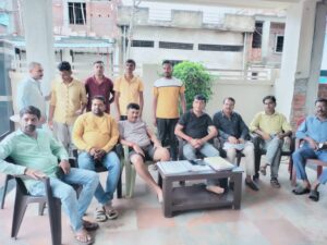 नवरात्रा दुर्गा पूजा को आकर्षक एवं भव्य तरीके से मनाने हेतु पंचमुखी मंदिर दुर्गा पूजा समिति की बैठक संपन्न